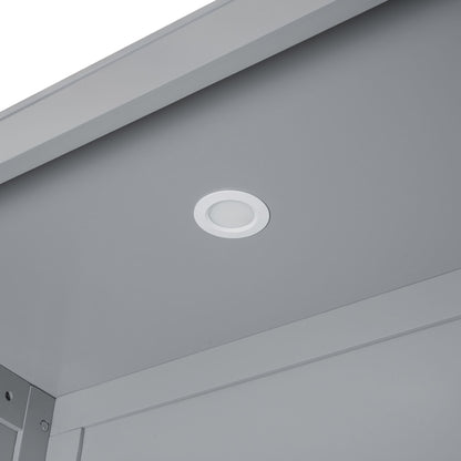 Murphy Wall Bed With Shelves, Wardrobe And LED Lights - The Sleep Loft - Online Mattress Showroom NYC