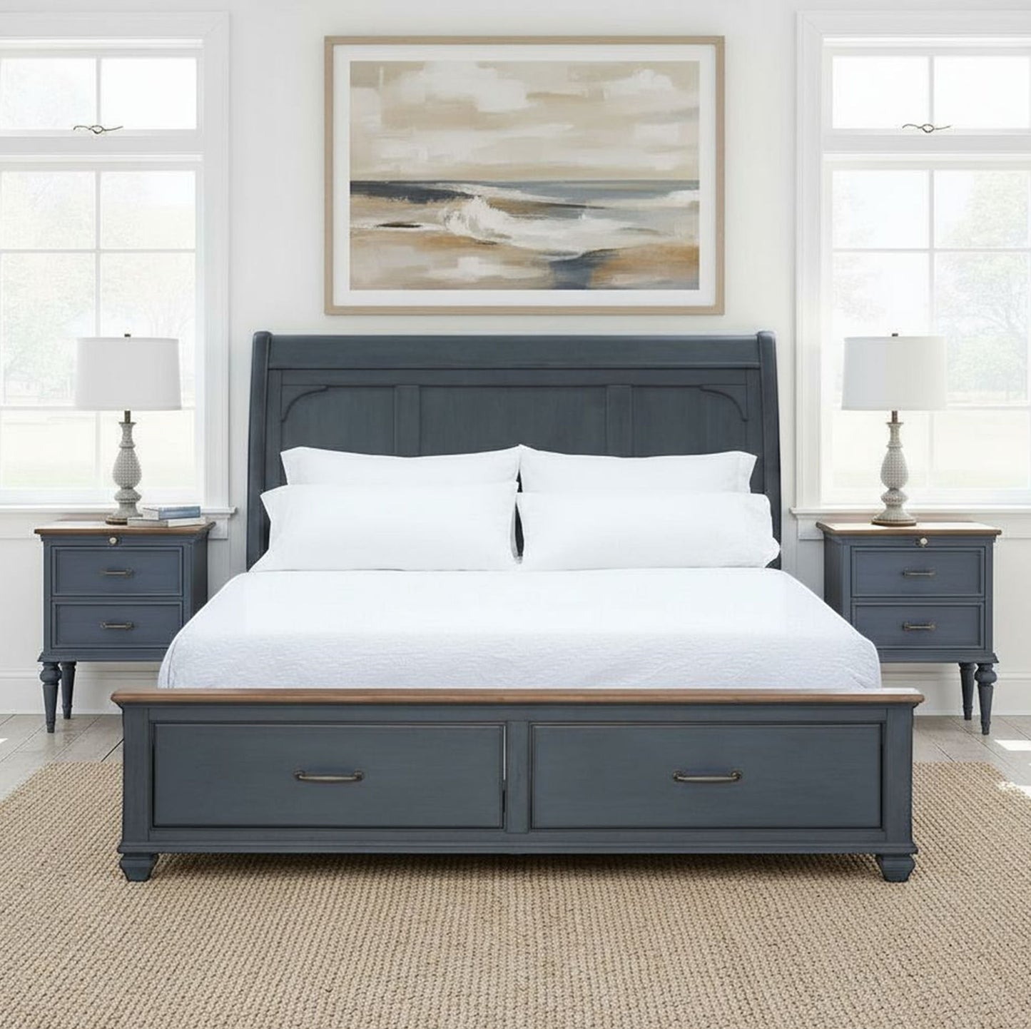 Sleigh Bed & USB Ports