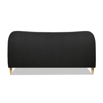 Roman - Curved Headboard Upholstered Platform Bed - The Sleep Loft - Online Mattress Showroom NYC