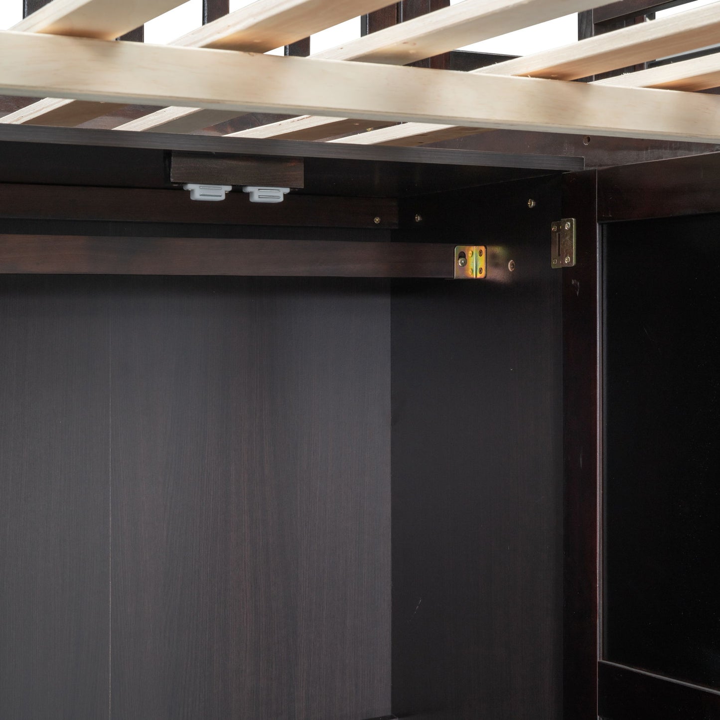 Loft Bed With Bookshelf, Drawers, Desk, And Wardrobe - The Sleep Loft - Online Mattress Showroom NYC