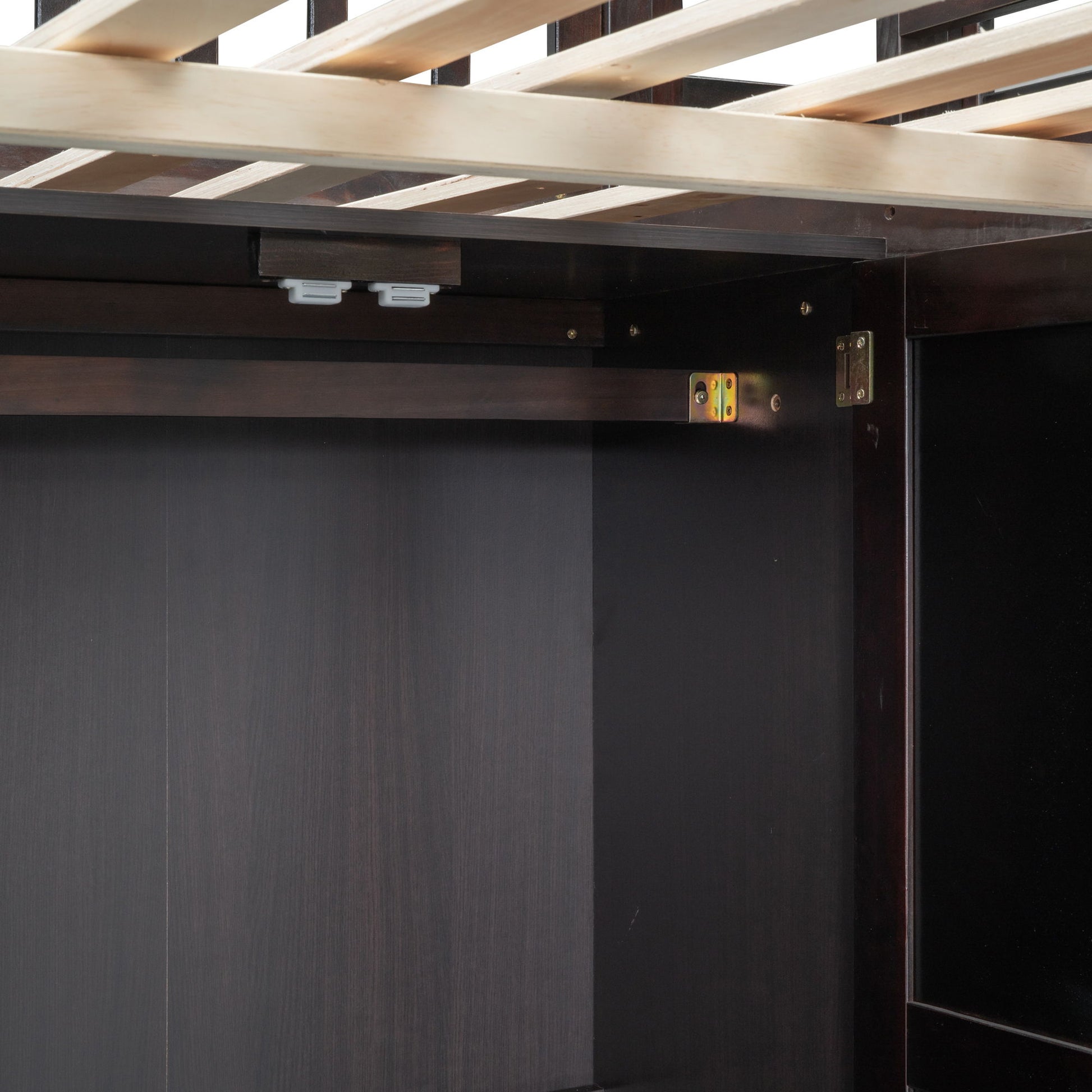 Loft Bed With Bookshelf, Drawers, Desk, And Wardrobe - The Sleep Loft - Online Mattress Showroom NYC