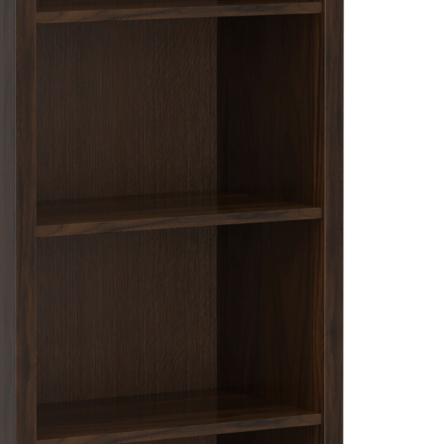 Warm Shaker - 5 Shelf Bookcase - The Sleep Loft - Online Mattress Showroom NYC