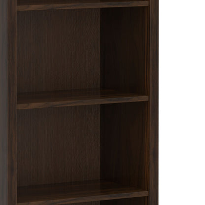 Warm Shaker - 5 Shelf Bookcase - The Sleep Loft - Online Mattress Showroom NYC
