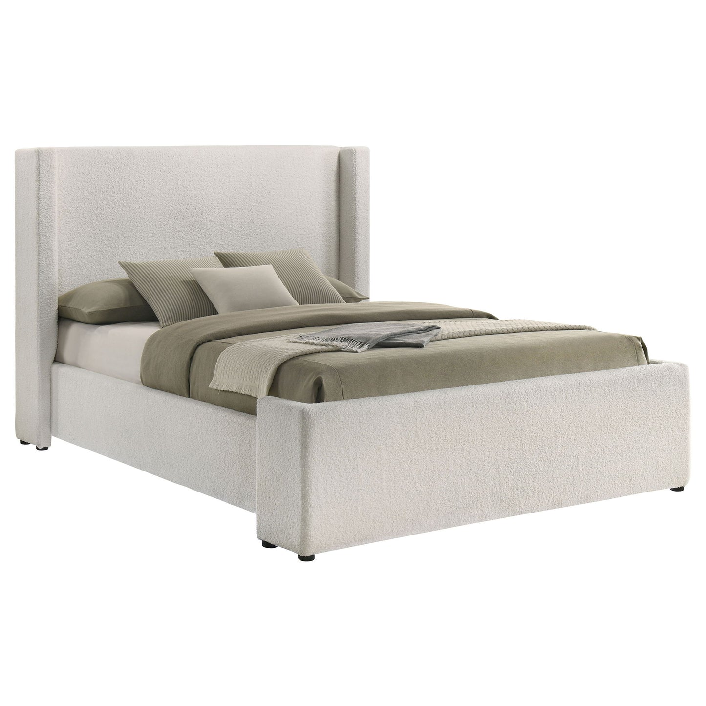 Froberg - Platform Bed With Wingback Headboard - The Sleep Loft - Online Mattress Showroom NYC