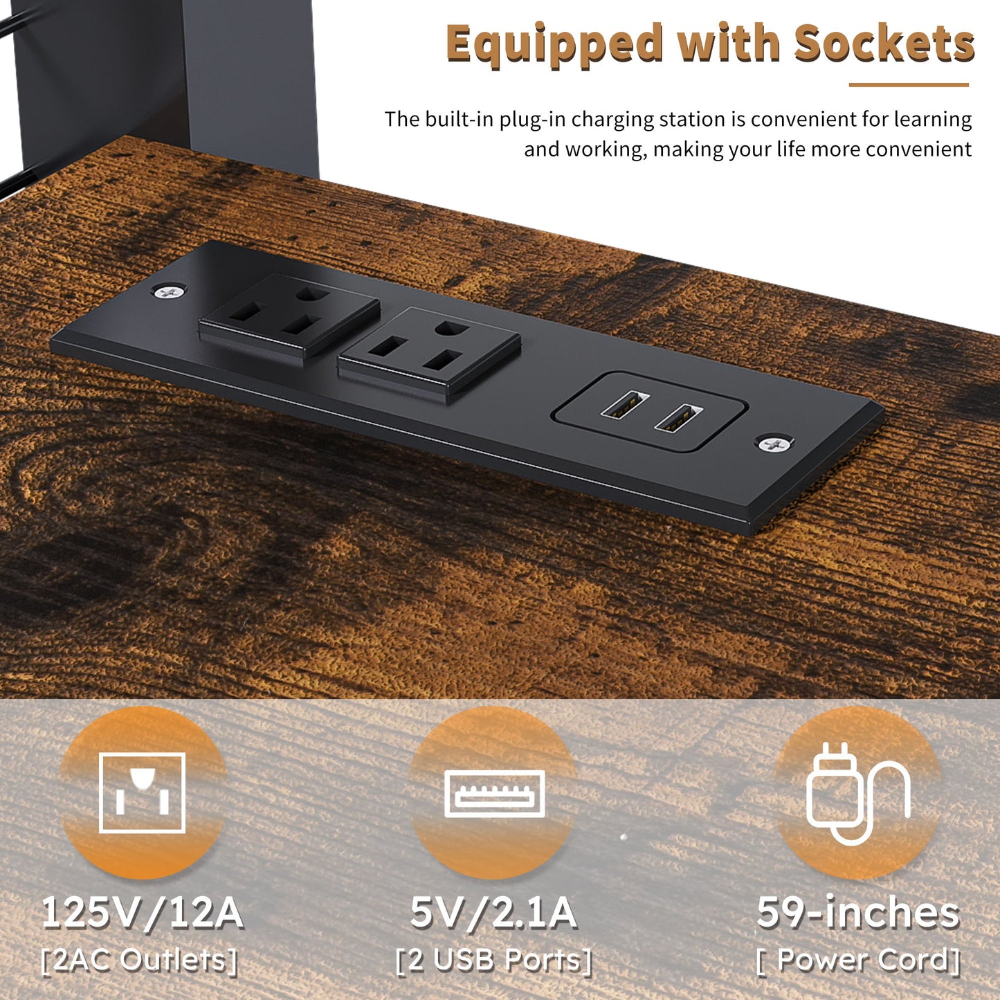 Full Size Loft Bed With Desk & Wardrobe Heavy Frame, Built In Staircase, Storage Rack & Shelves Gaming Bed - Black - The Sleep Loft - Online Mattress Showroom NYC