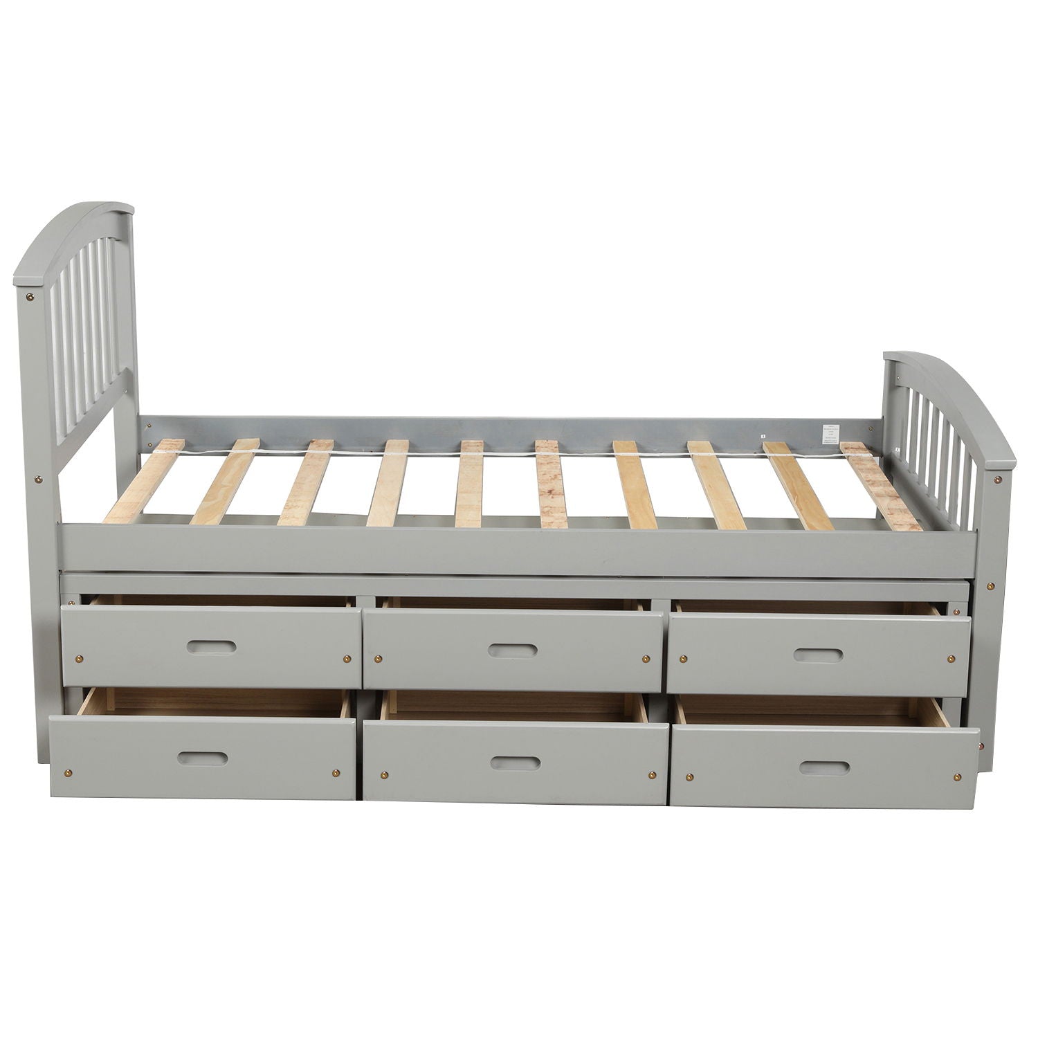 Platform Storage Bed Solid Wood Bed With 6 Drawers - The Sleep Loft - Online Mattress Showroom NYC