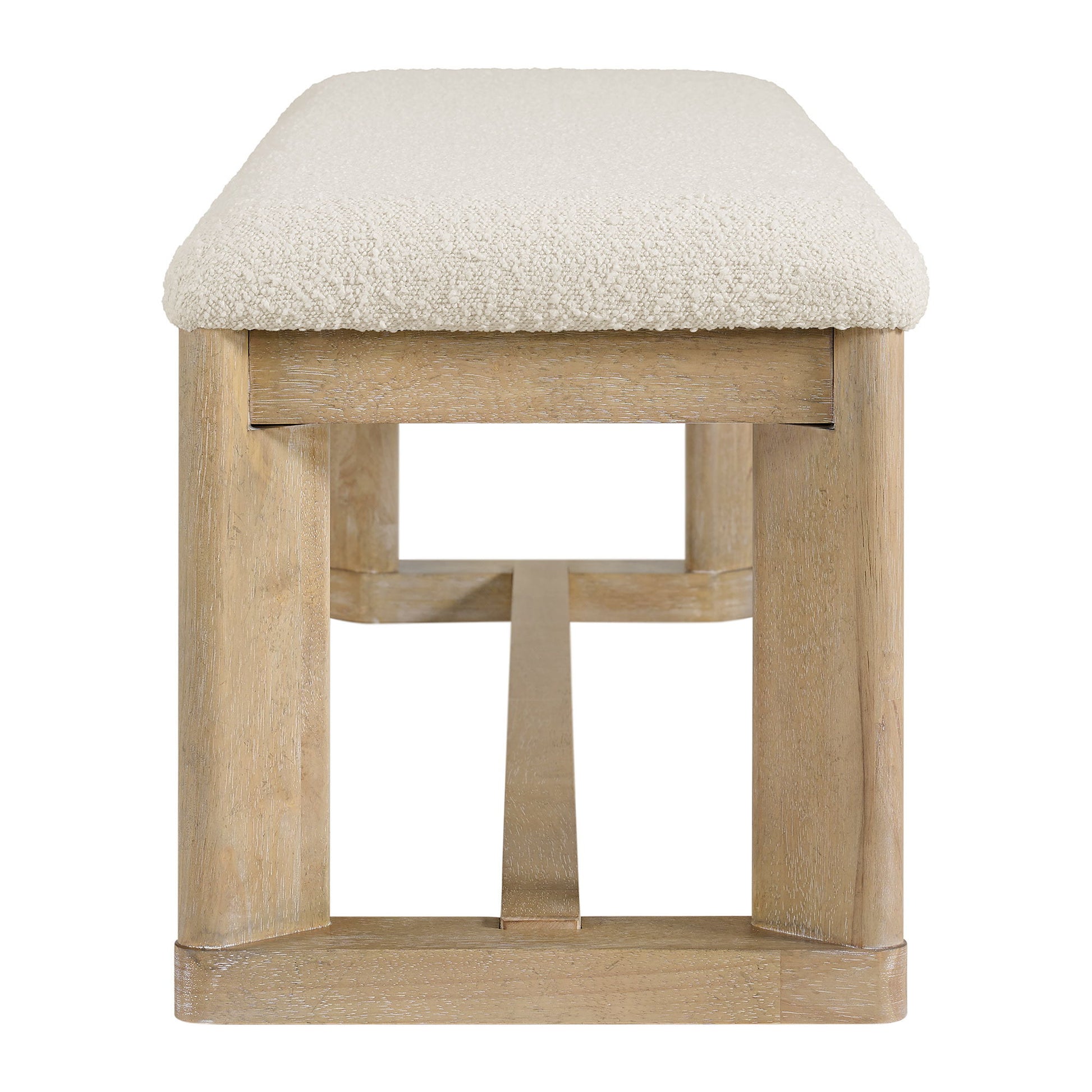 Upholstered Dining Bench - Brown - The Sleep Loft - Online Mattress Showroom NYC