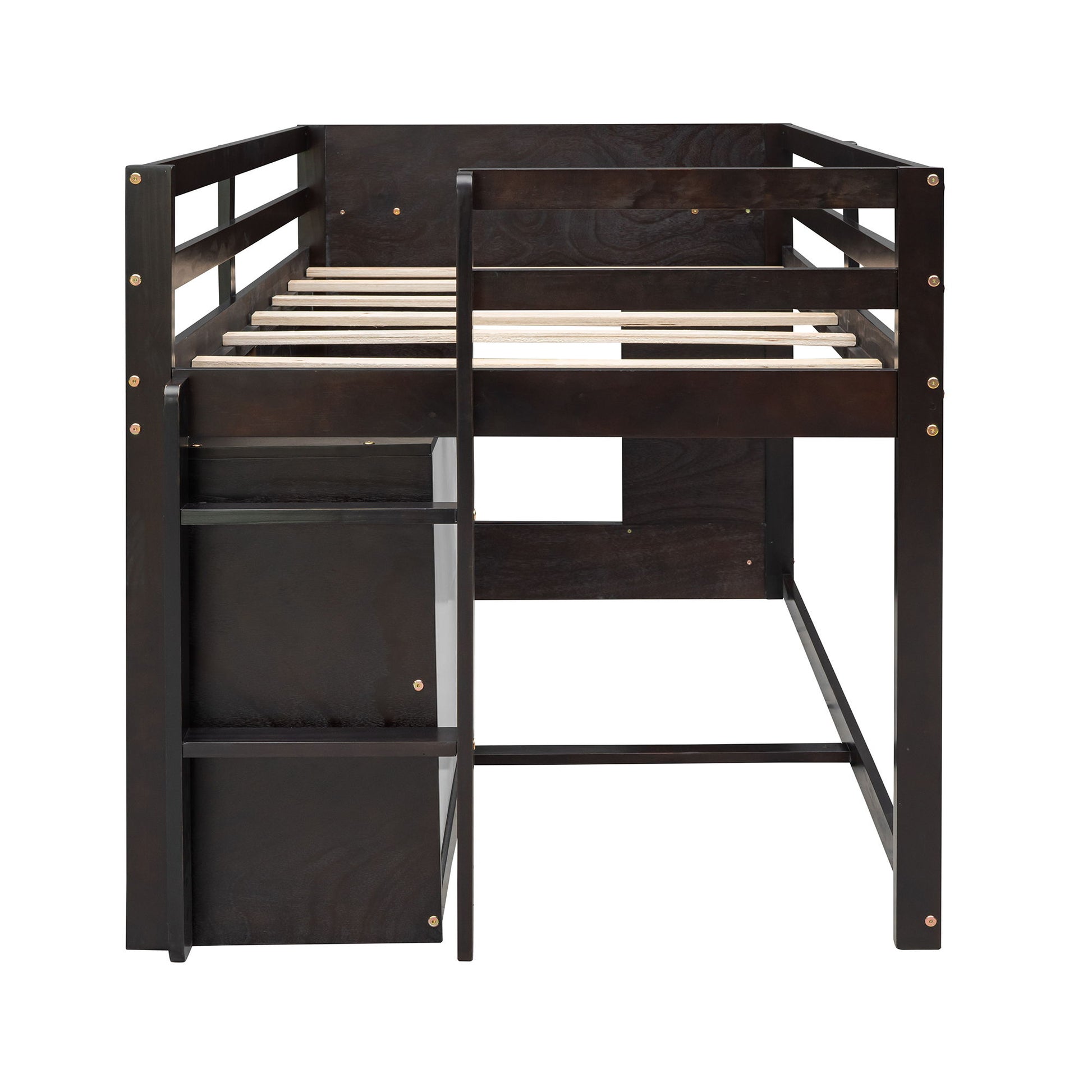 Loft Bed With Cabinet And Shelf - The Sleep Loft - Online Mattress Showroom NYC