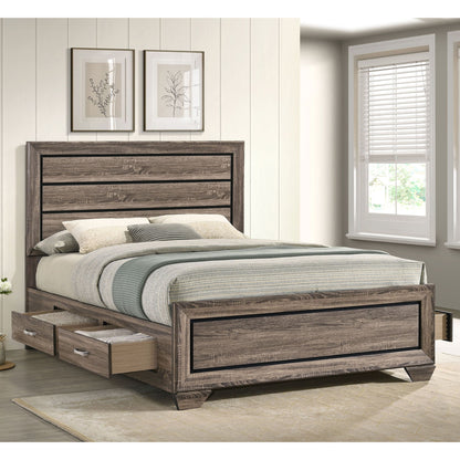 Queen Storage Bed With Underbed Drawers - Brown - The Sleep Loft - Online Mattress Showroom NYC
