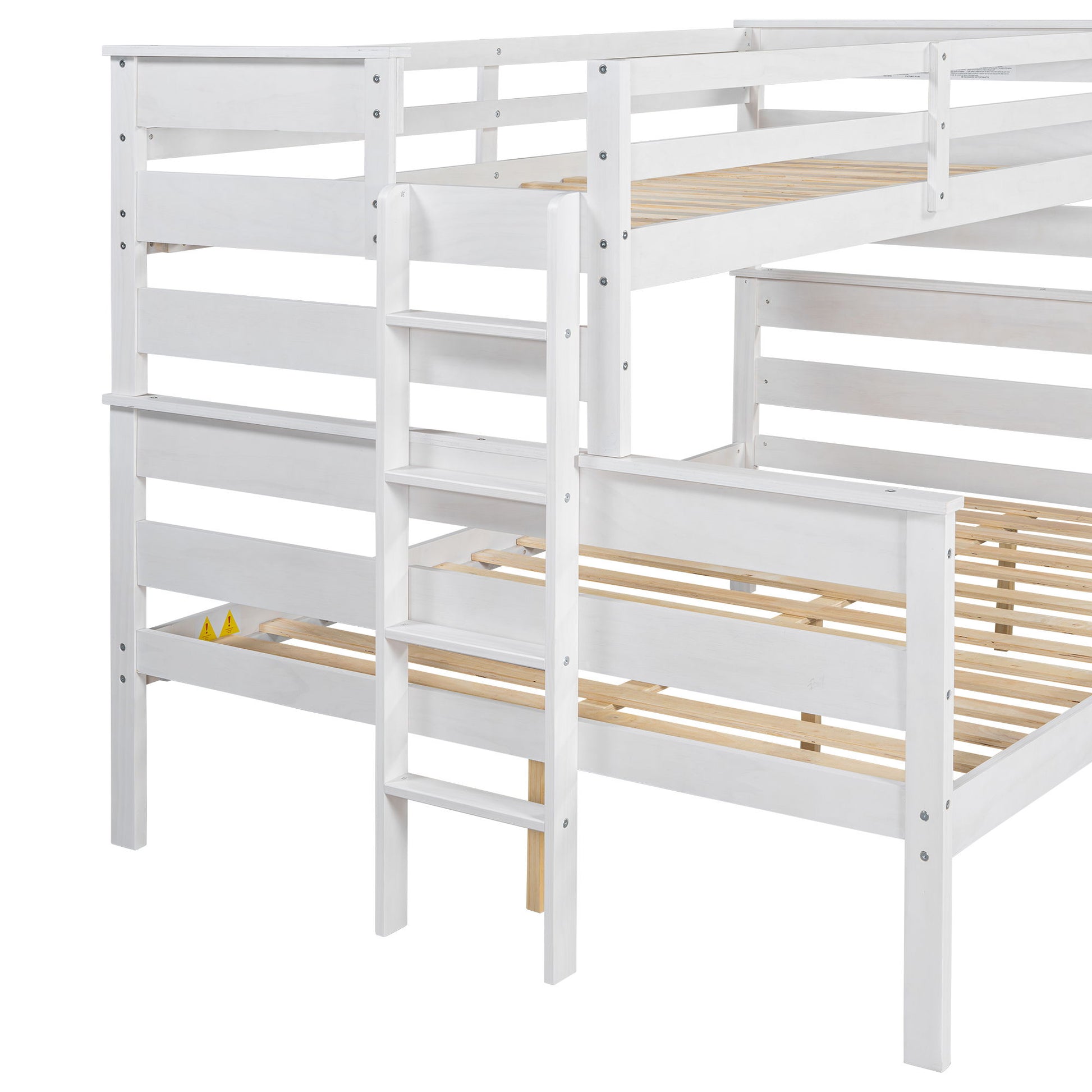 Detachable Design Bunk Bed With Ladder - The Sleep Loft - Online Mattress Showroom NYC