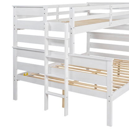 Detachable Design Bunk Bed With Ladder - The Sleep Loft - Online Mattress Showroom NYC