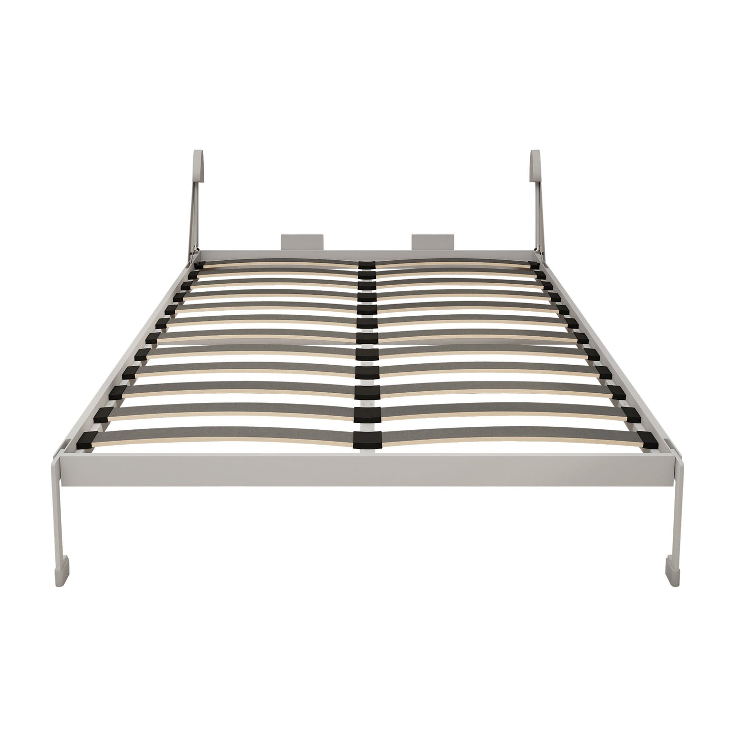 Queen Size Vertical Murphy Wall Cabinet Folding Bed With Automatic Legs - Gray - The Sleep Loft - Online Mattress Showroom NYC