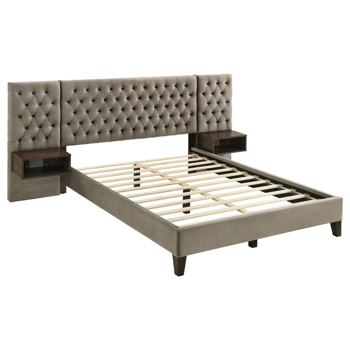 Kiah - Platform Bed With Floating Nightstands - The Sleep Loft - Online Mattress Showroom NYC