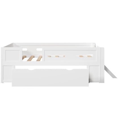 Platform Bed With Guardrail And Drawer - The Sleep Loft - Online Mattress Showroom NYC