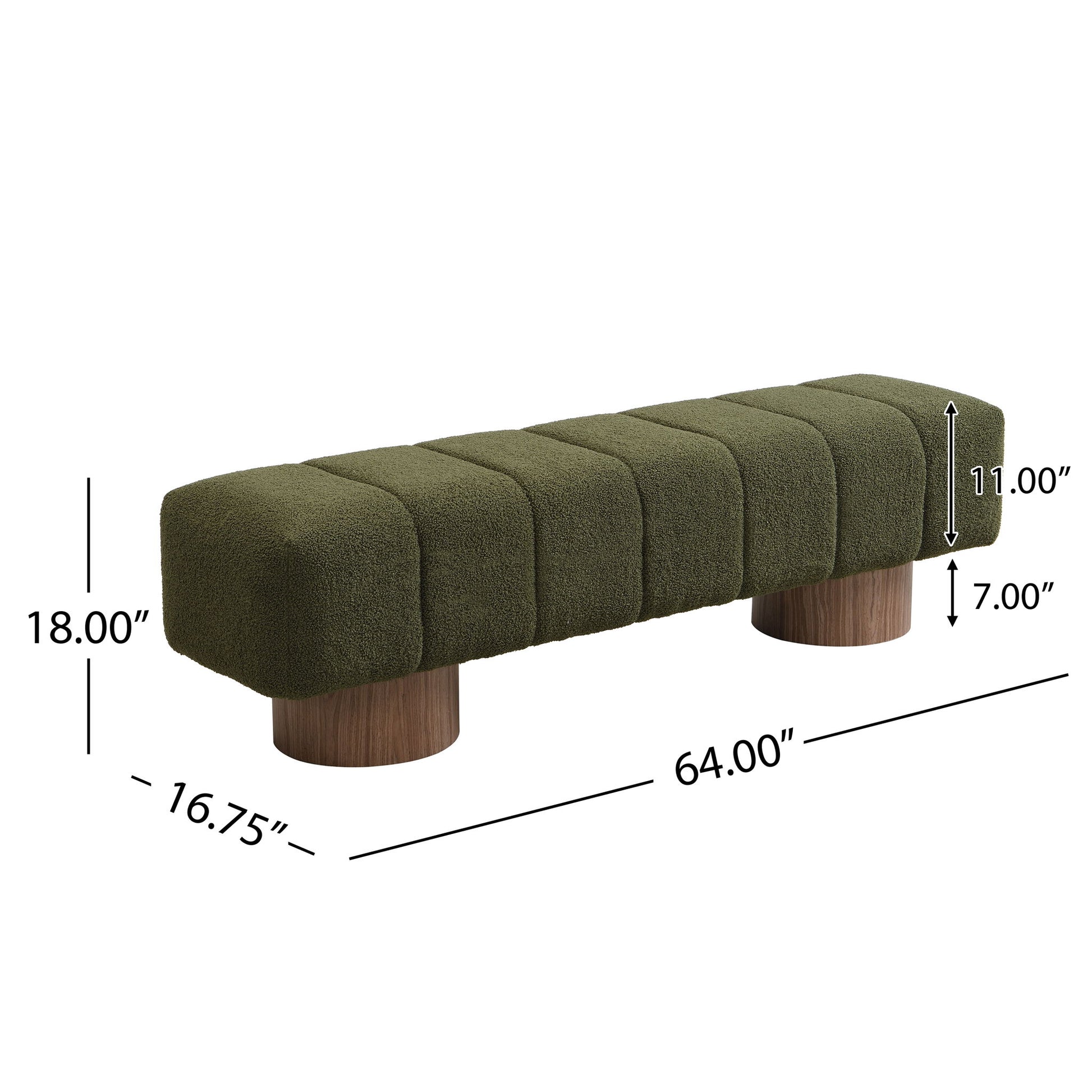 Upholstered Dining Bench For Dining Room - The Sleep Loft - Online Mattress Showroom NYC