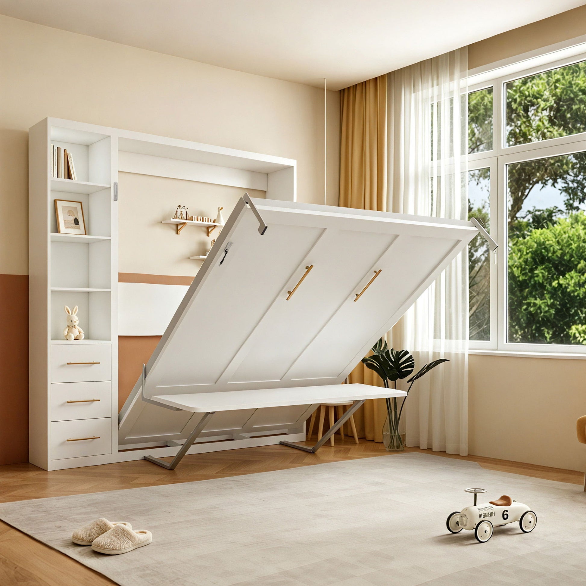 Folding Vertical Murphy Wall Bed - The Sleep Loft - Online Mattress Showroom NYC