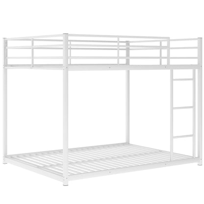 Metal Bunk Bed, Low Bunk Bed With Ladder - The Sleep Loft - Online Mattress Showroom NYC