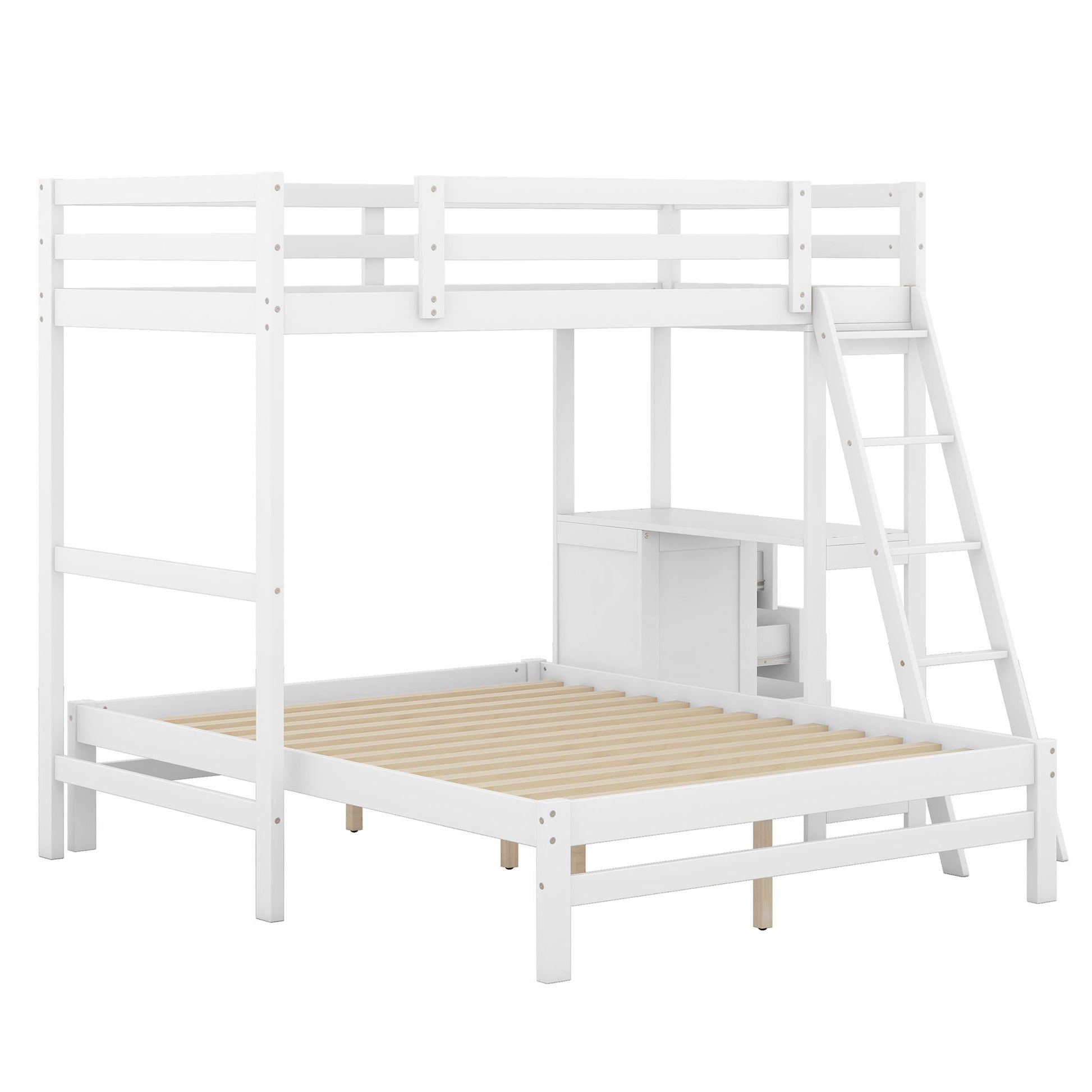 Bunk Bed With Built In Desk And 3 Drawers - The Sleep Loft - Online Mattress Showroom NYC