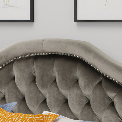Kaarina - Contemporary Tufted Fabric Headboard - The Sleep Loft - Online Mattress Showroom NYC