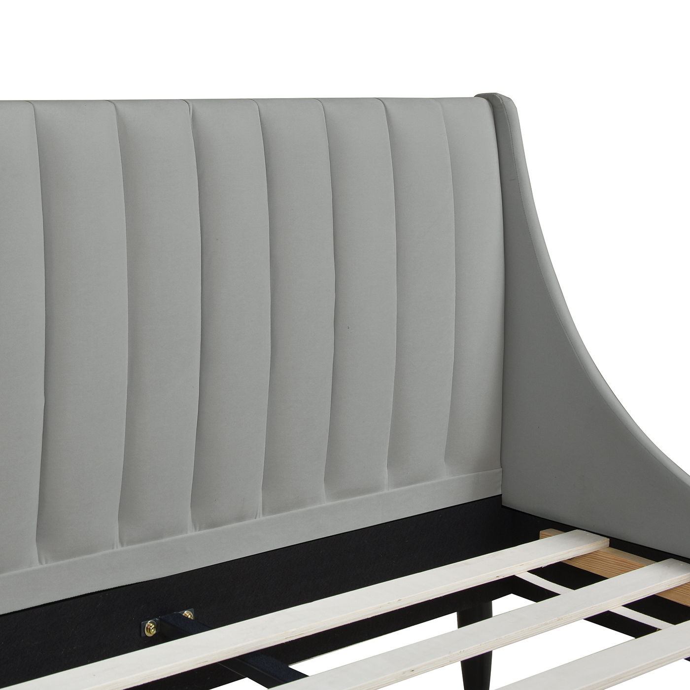 Aspen - Vertical Tufted Modern Headboard Platform Bed Set - The Sleep Loft - Online Mattress Showroom NYC