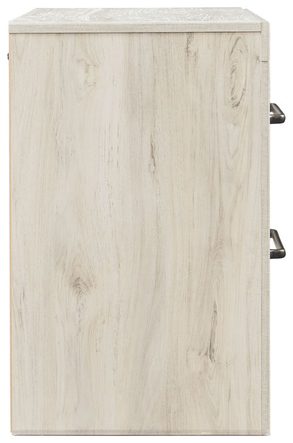 Cambeck - Two Drawer Night Stand - Whitewash - The Sleep Loft - Online Mattress Showroom NYC