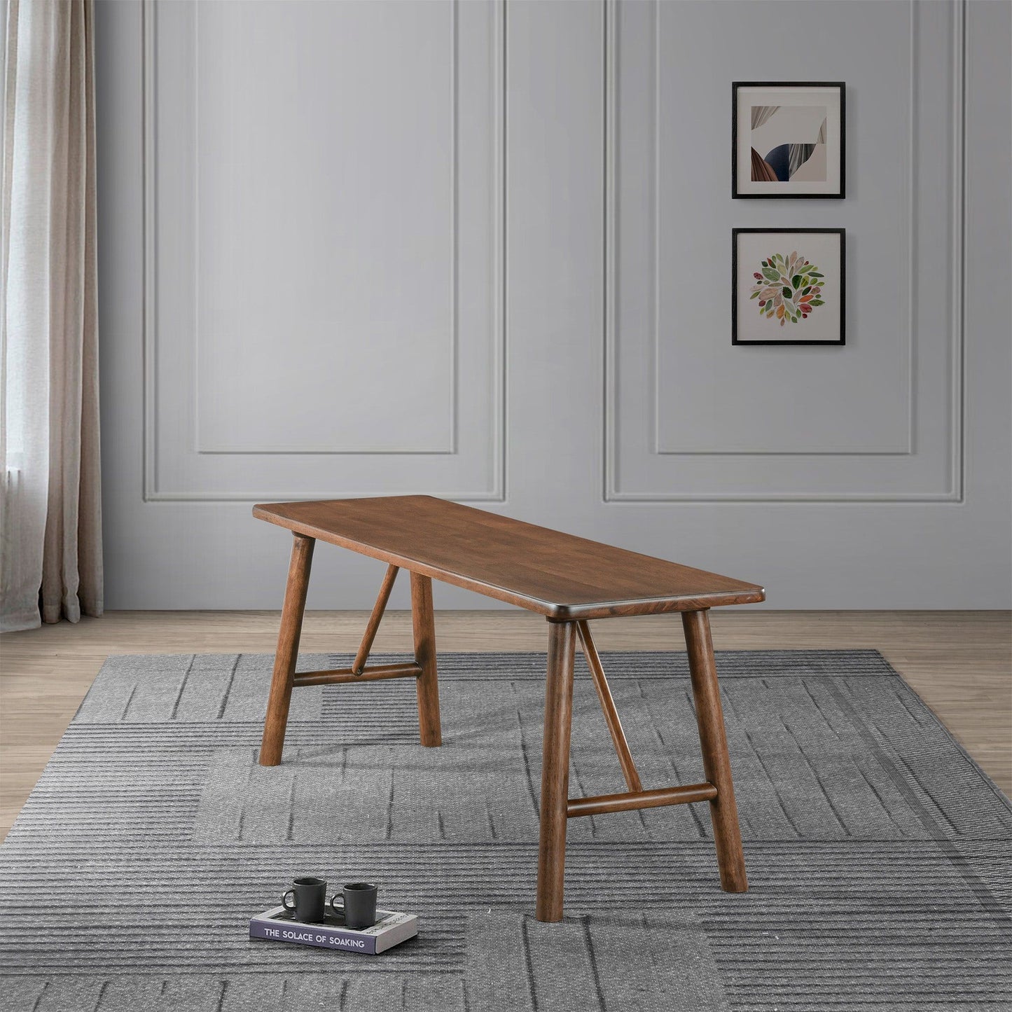Molly - Bench - Walnut Brown - The Sleep Loft - Online Mattress Showroom NYC