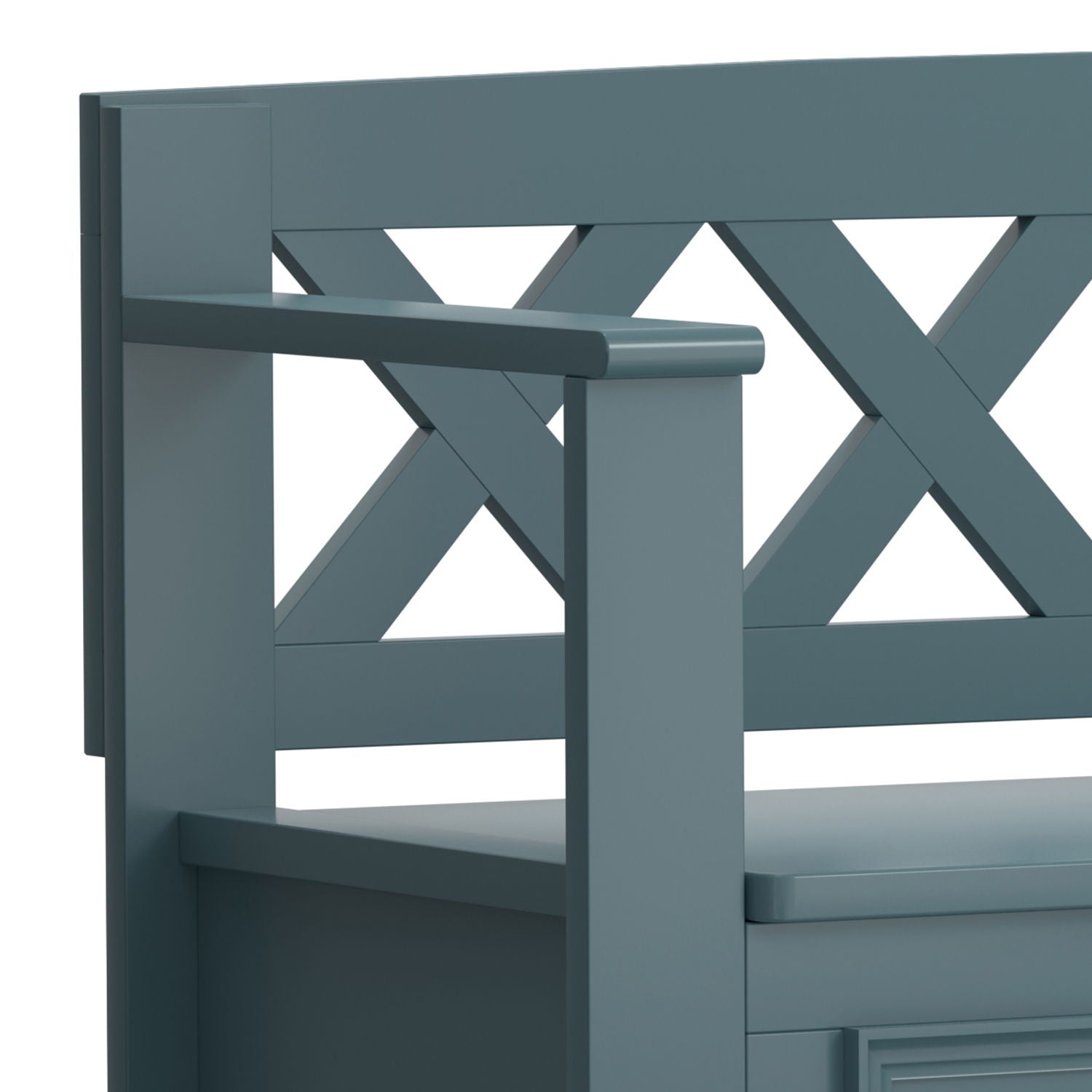 Amherst - Compact Entryway Storage Bench - The Sleep Loft - Online Mattress Showroom NYC