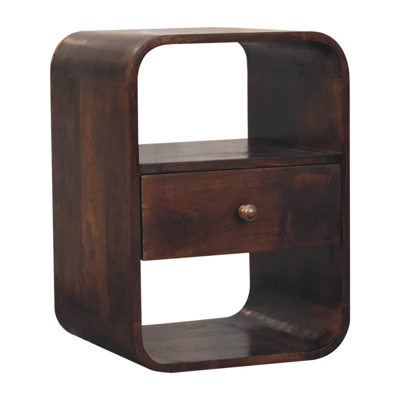 Curve Drawer Nightstand - The Sleep Loft - Online Mattress Showroom NYC