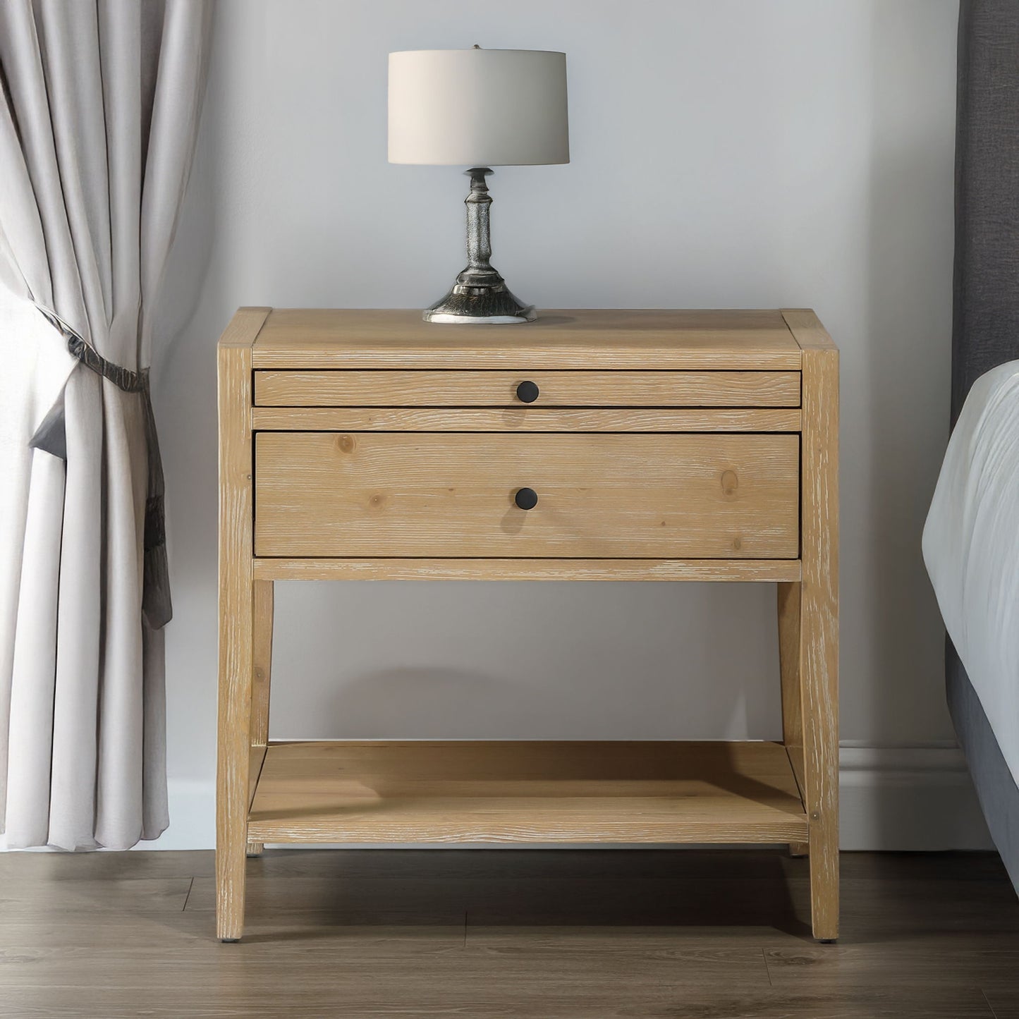 Sunveil - 1 Drawer Nightstand - The Sleep Loft - Online Mattress Showroom NYC