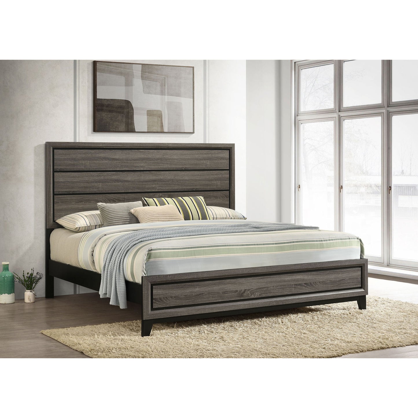 Carina - Eastern King Bed - Oak - The Sleep Loft - Online Mattress Showroom NYC