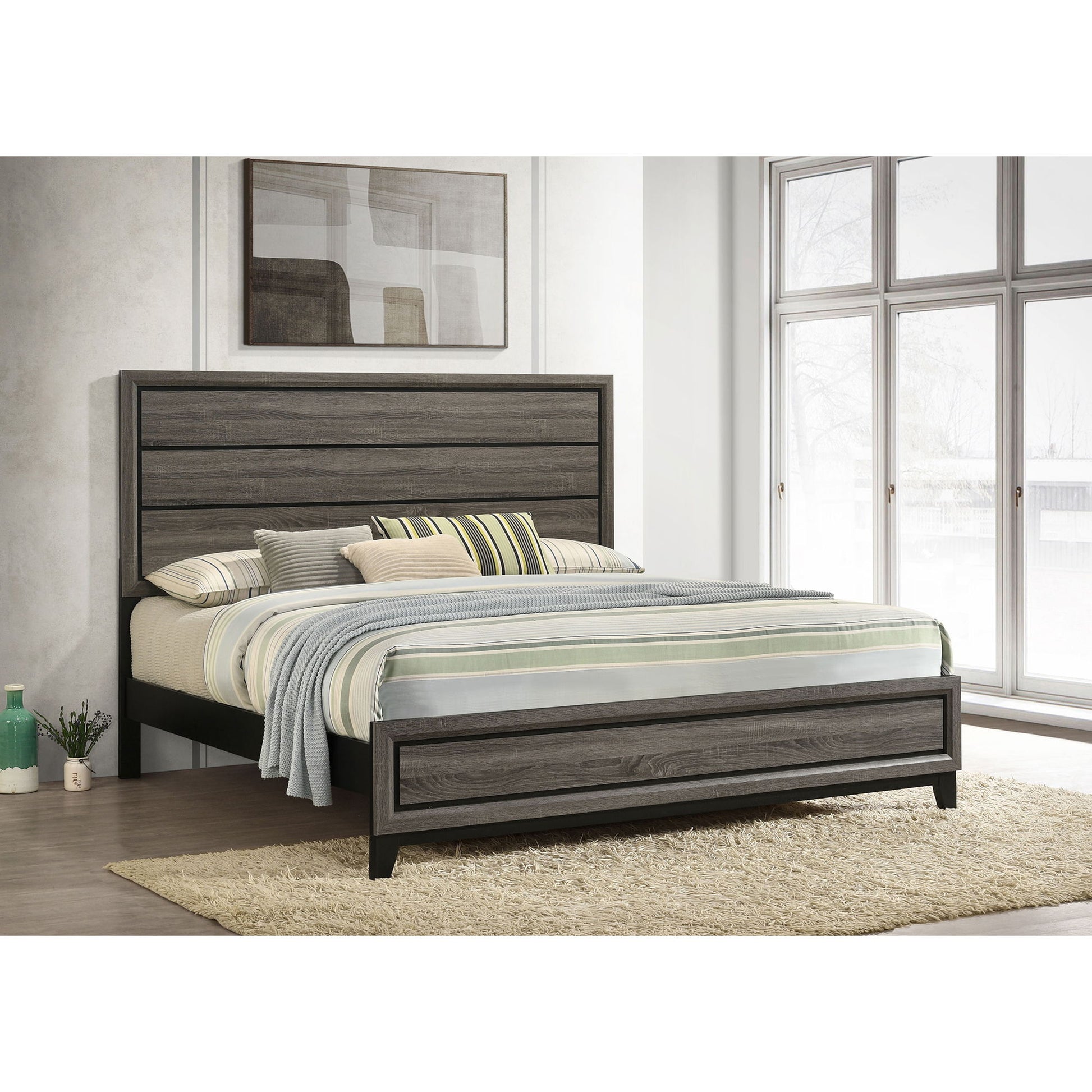 Carina - Eastern King Bed - Oak - The Sleep Loft - Online Mattress Showroom NYC
