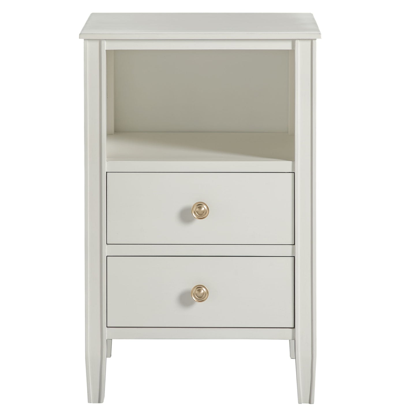 Winston - 2 Drawer Storage Nightstand - The Sleep Loft - Online Mattress Showroom NYC