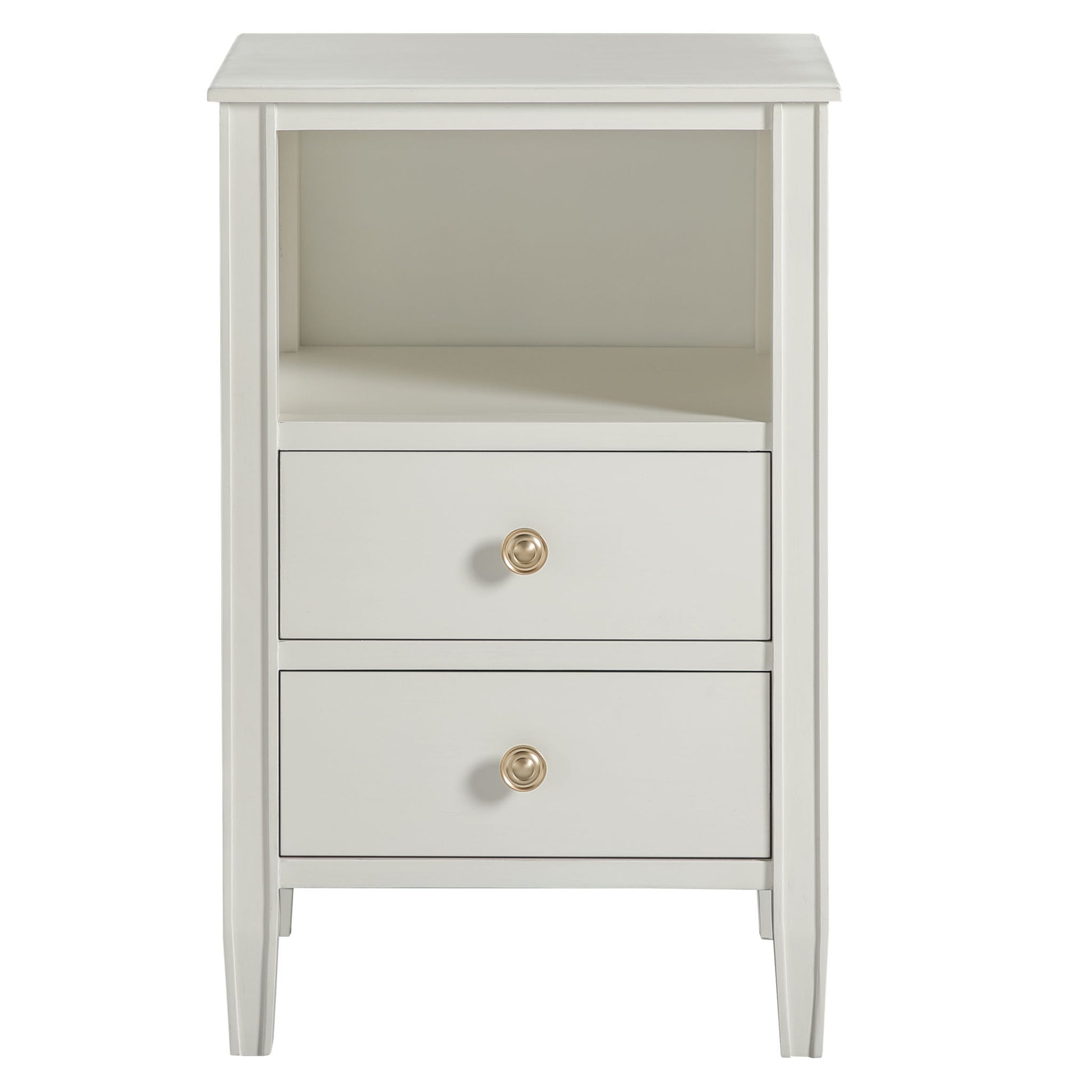 Winston - 2 Drawer Storage Nightstand - The Sleep Loft - Online Mattress Showroom NYC