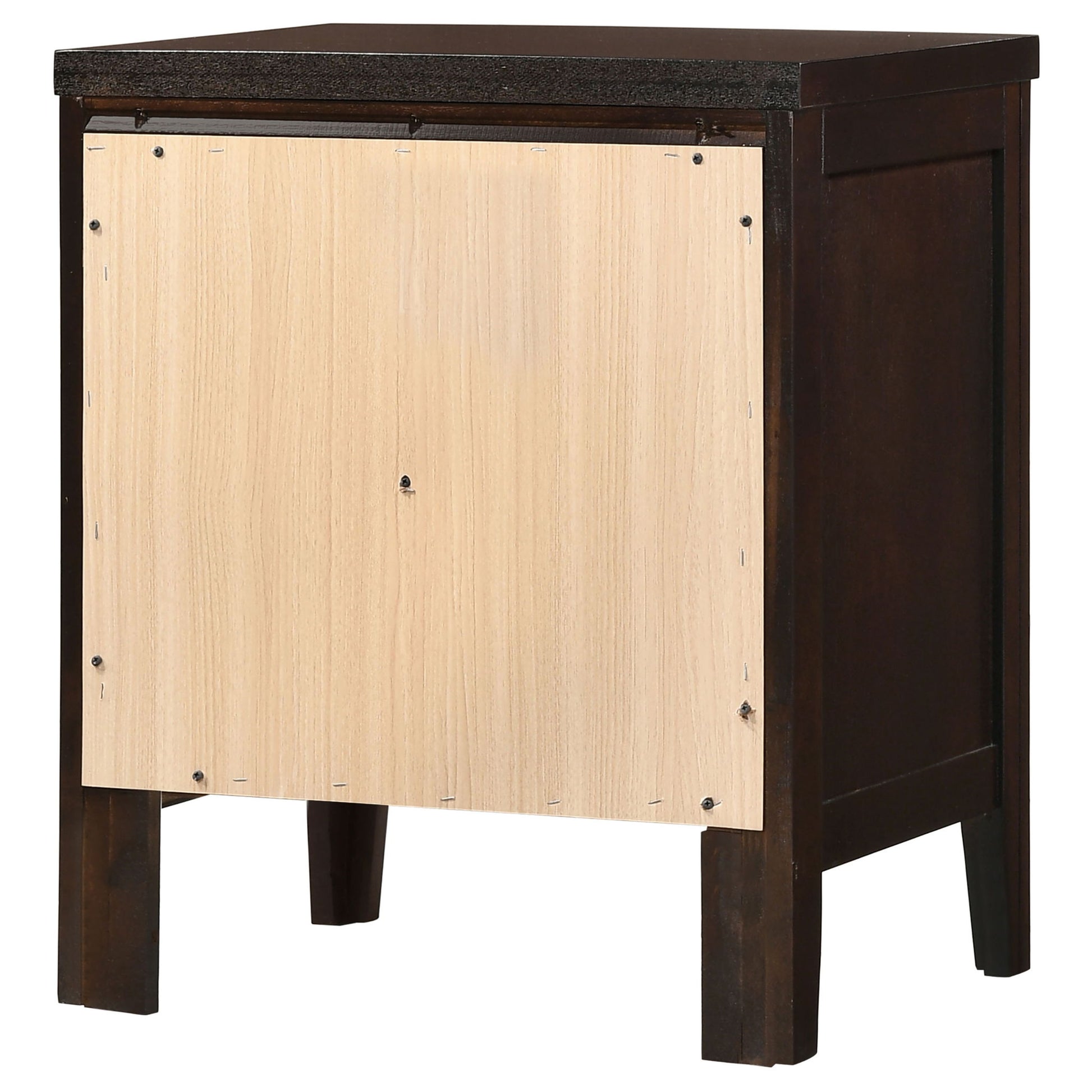 Garrett - 2 Drawer Nightstand - Cappuccino - The Sleep Loft - Online Mattress Showroom NYC