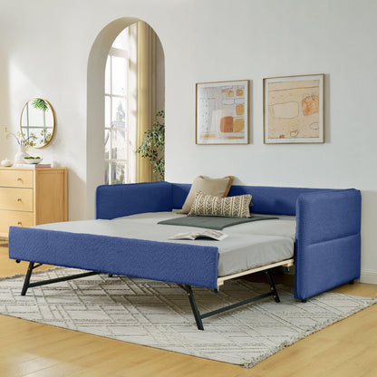 Upholstered Daybed With Pop Up Trundle - The Sleep Loft - Online Mattress Showroom NYC