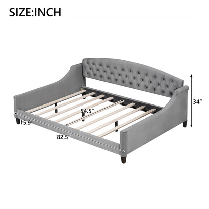 Modern Tufted Button Daybed - The Sleep Loft - Online Mattress Showroom NYC