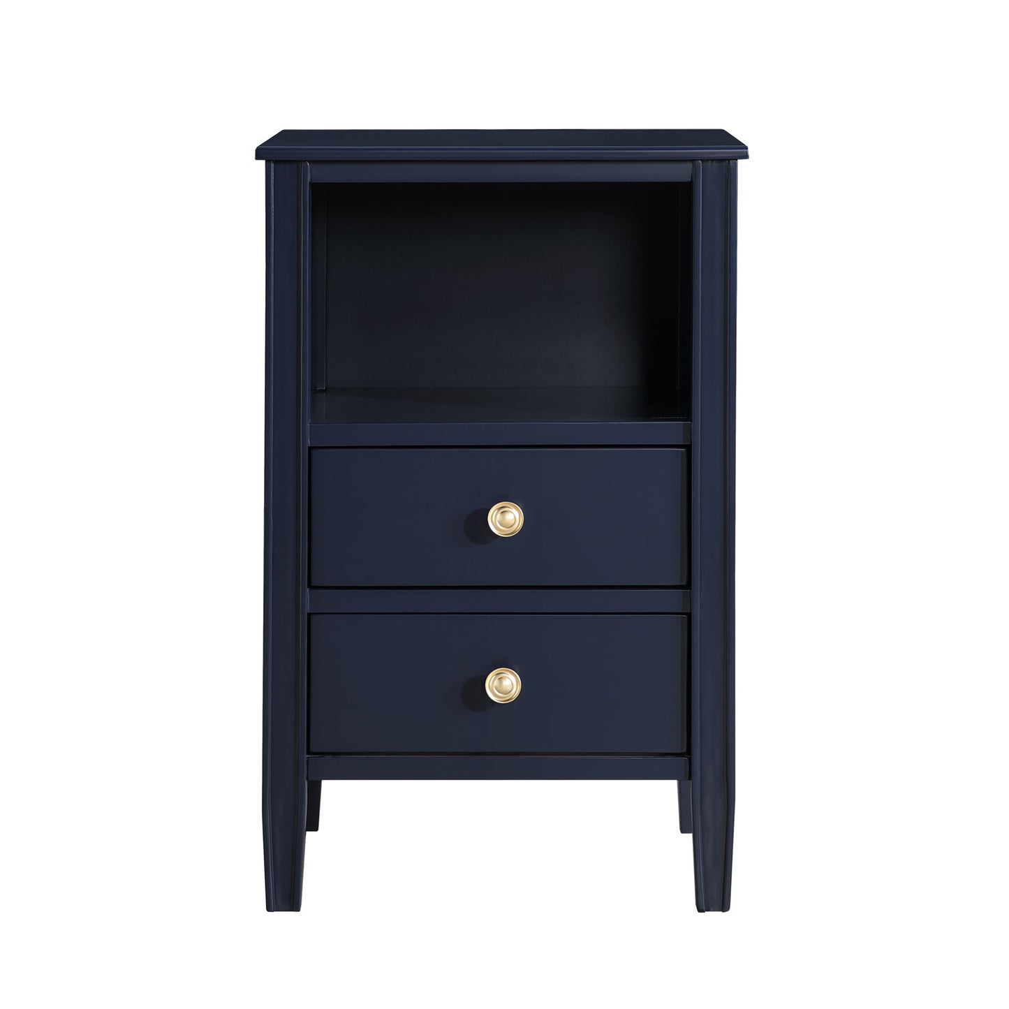 Winston - 2 Drawer Storage Nightstand - The Sleep Loft - Online Mattress Showroom NYC