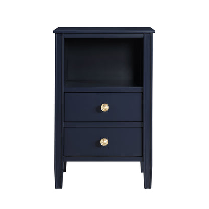 Winston - 2 Drawer Storage Nightstand - The Sleep Loft - Online Mattress Showroom NYC