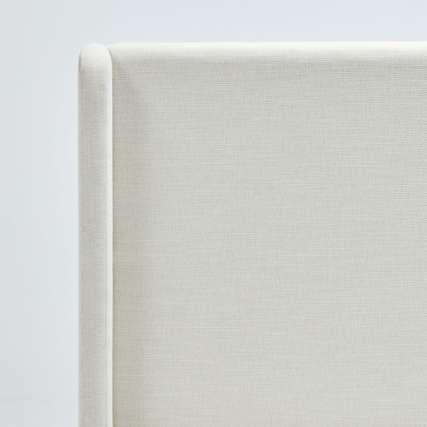 Carmen - Full Size Upholstered Wingback Bed - Ivory - The Sleep Loft - Online Mattress Showroom NYC