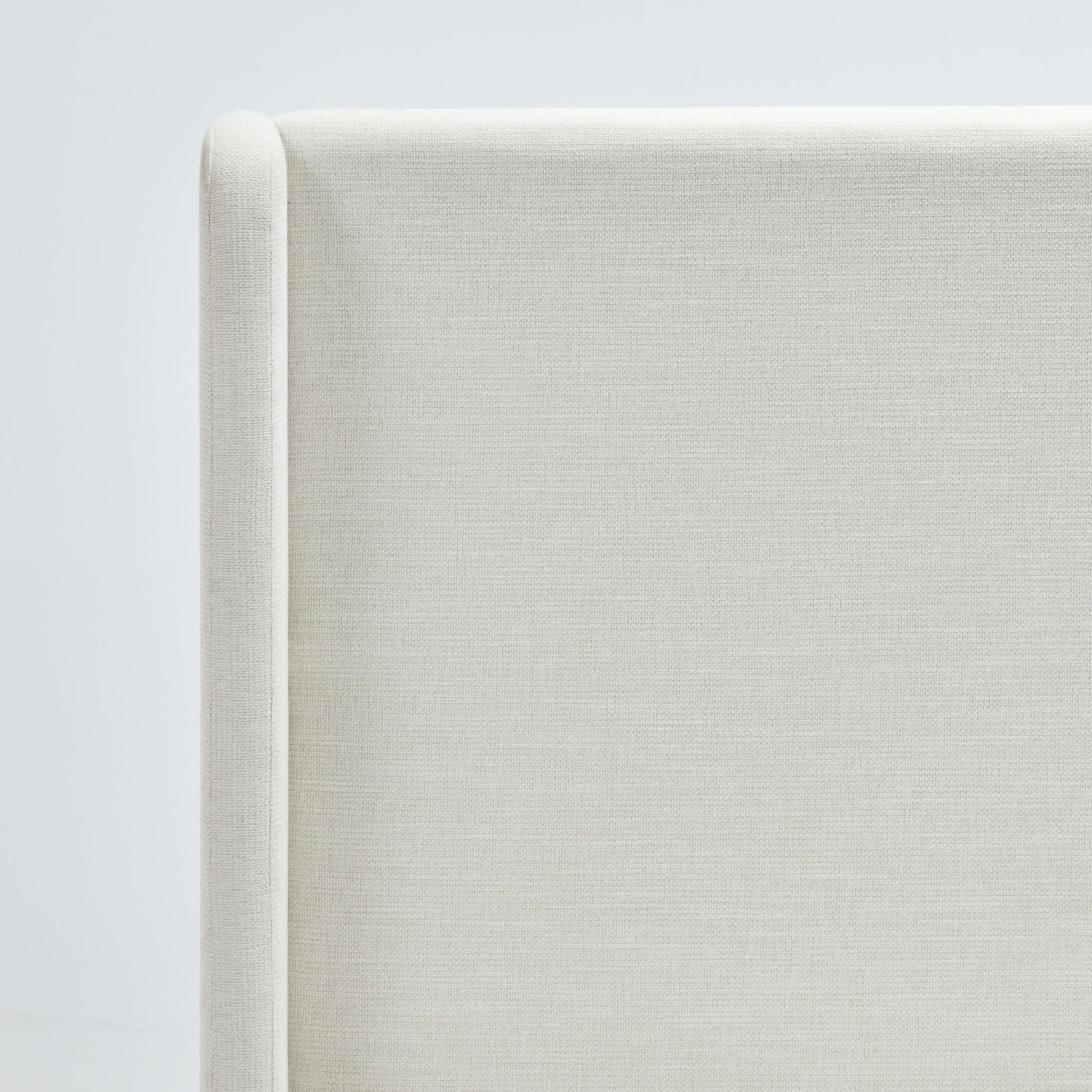 Carmen - Full Size Upholstered Wingback Bed - Ivory - The Sleep Loft - Online Mattress Showroom NYC
