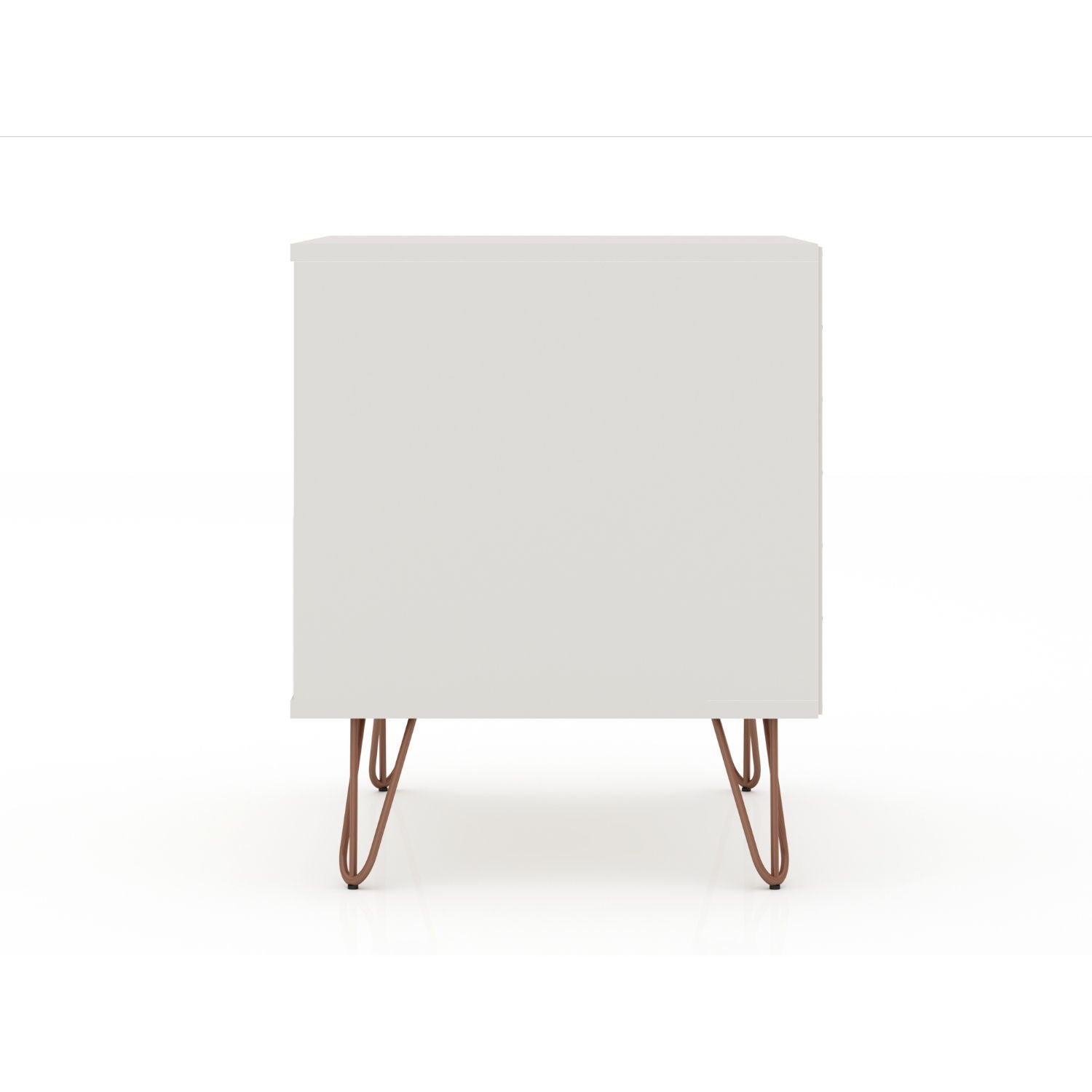 Rockefeller - Nightstand With 2 Drawers - Off White - The Sleep Loft - Online Mattress Showroom NYC