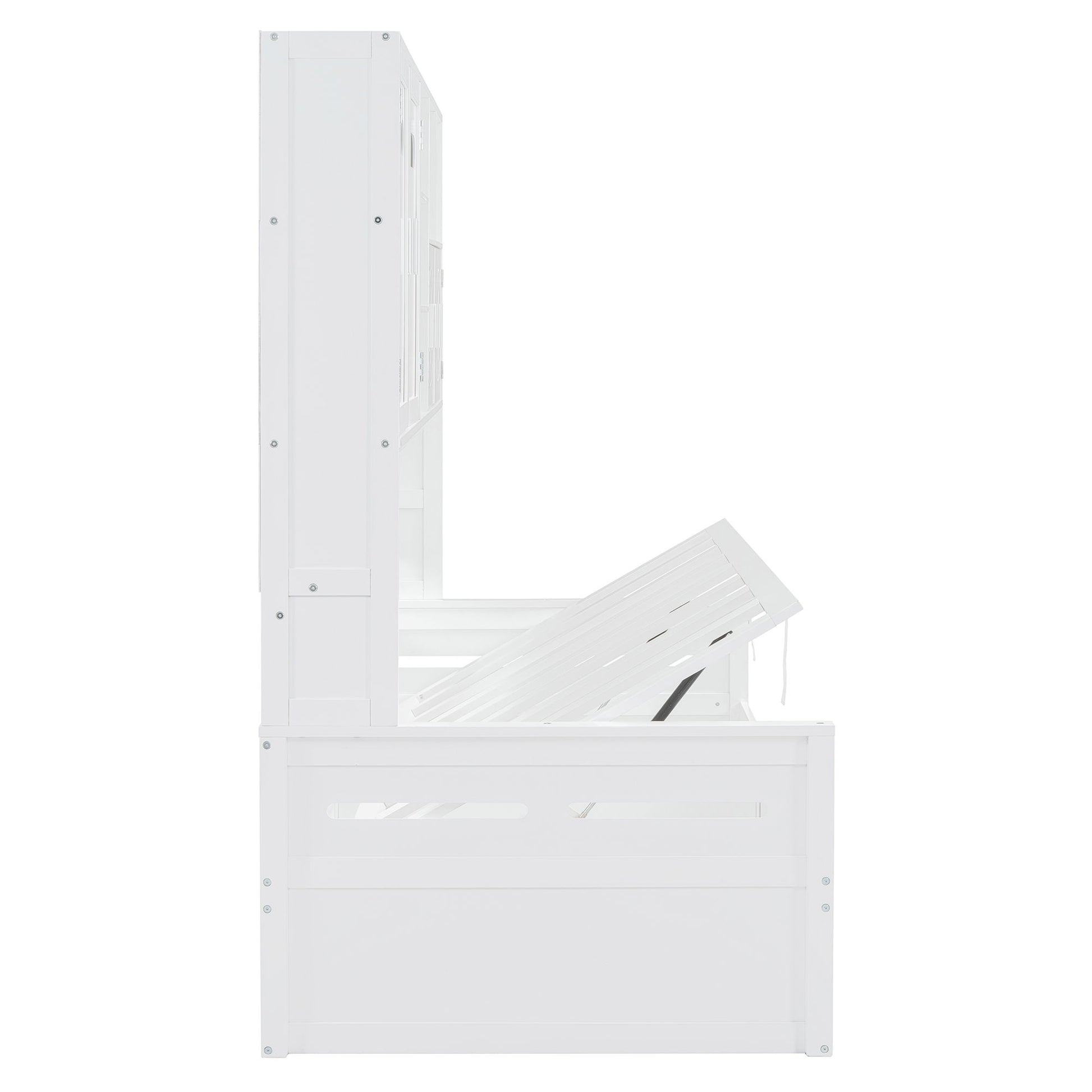 Daybed With All-In-One Cabinet And Shelf - The Sleep Loft - Online Mattress Showroom NYC