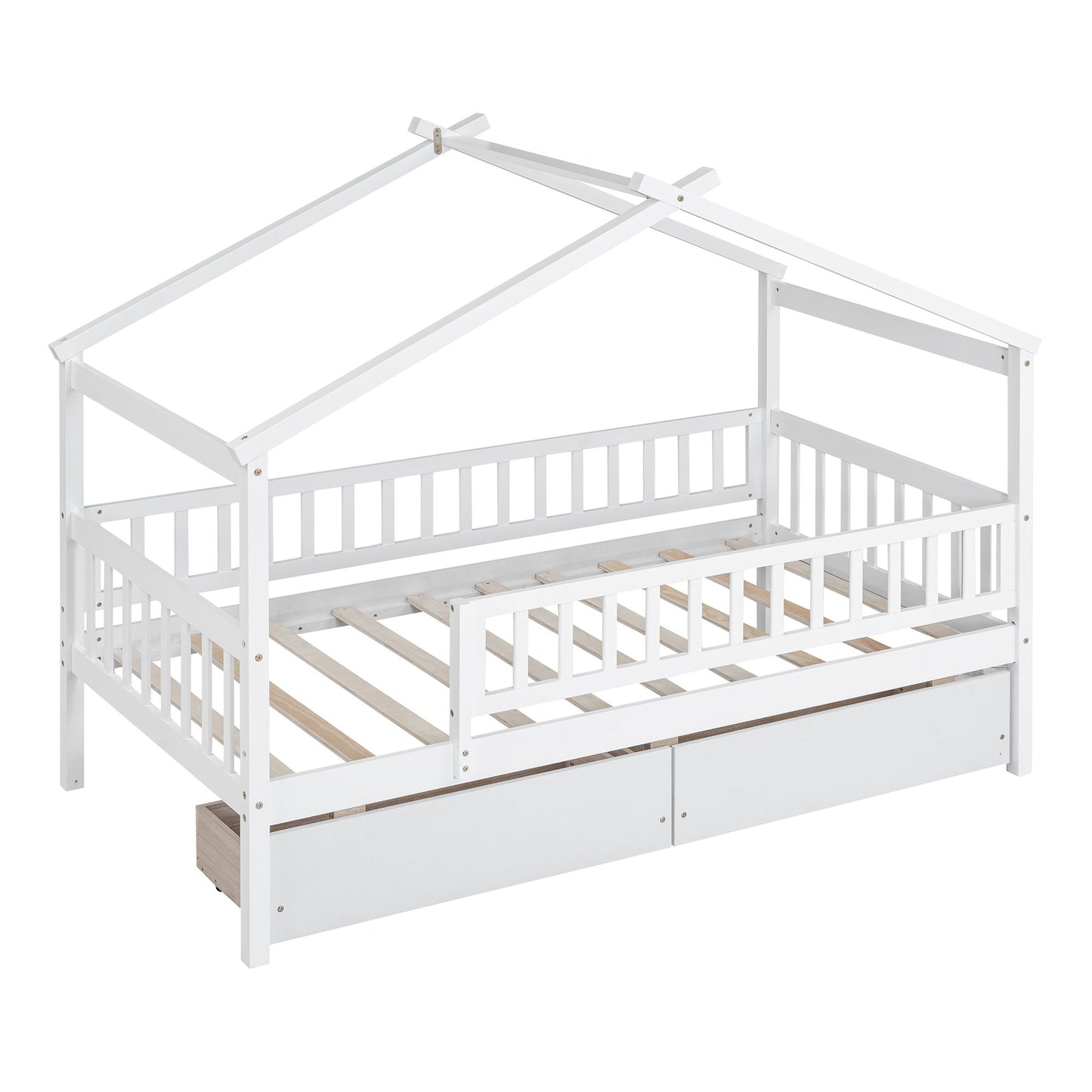 House Bed With 2 Drawers - The Sleep Loft - Online Mattress Showroom NYC