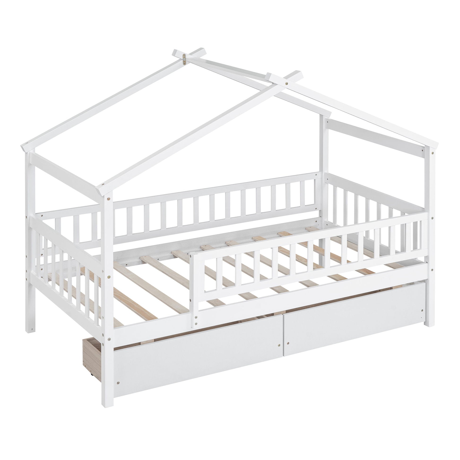House Bed With 2 Drawers - The Sleep Loft - Online Mattress Showroom NYC