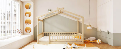 Bed House Bed Frame With Fence - The Sleep Loft - Online Mattress Showroom NYC