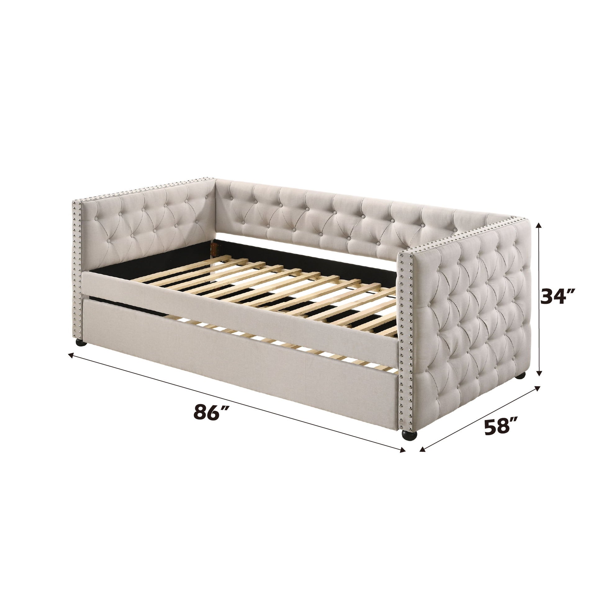 Romona - Daybed With Trundle - The Sleep Loft - Online Mattress Showroom NYC