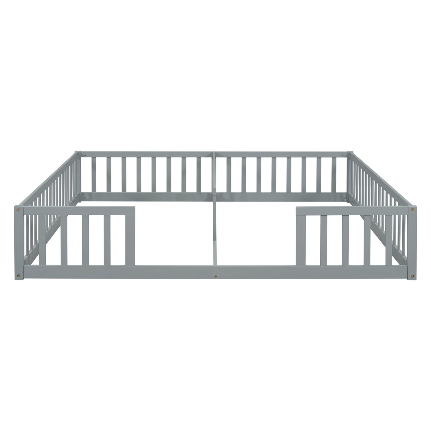 Double Floor Bed With Fence, Guardrails, Without Door - The Sleep Loft - Online Mattress Showroom NYC