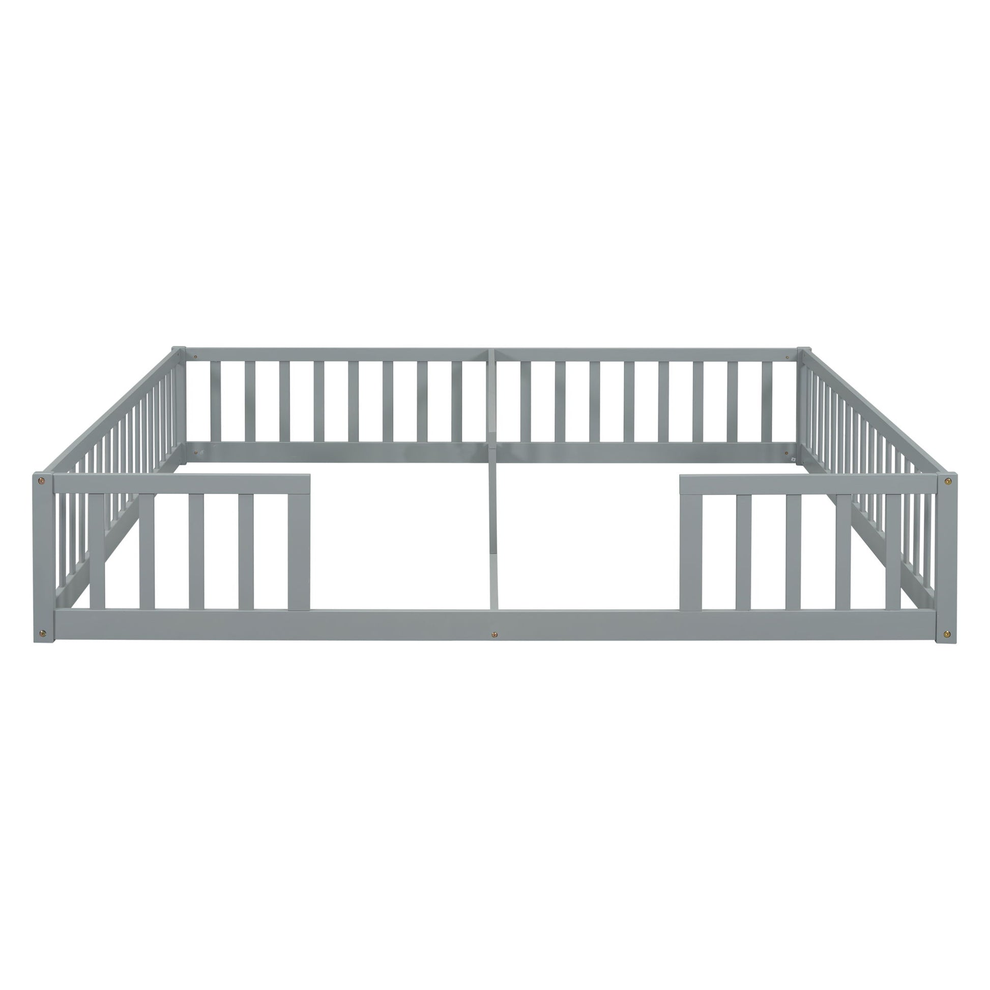 Double Floor Bed With Fence, Guardrails, Without Door - The Sleep Loft - Online Mattress Showroom NYC