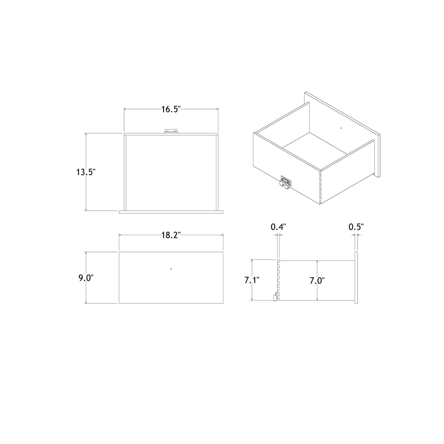 Chloe - Nightstand - Gemstone Silver - The Sleep Loft - Online Mattress Showroom NYC