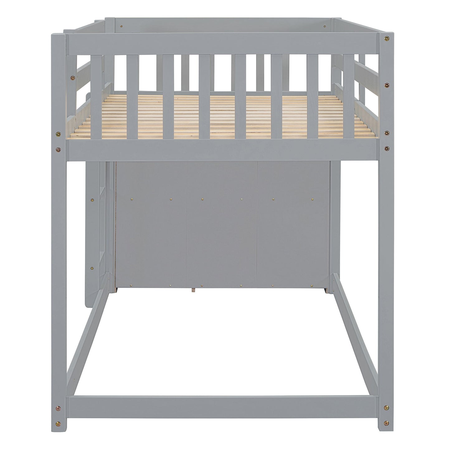 Bunk Bed With 4 Drawers And 3 Shelves - The Sleep Loft - Online Mattress Showroom NYC